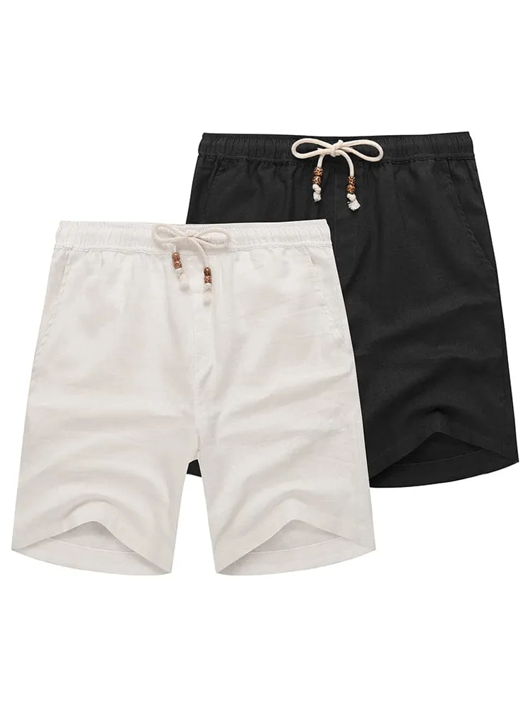 Casual 2-Piece Linen Holiday Shorts (Us Only) sold by Coofandy product image thumbnail 4