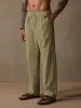 Casual Loose Fit Cotton Linen Straight Pants sold by Coofandy