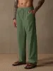 Casual Loose Fit Cotton Linen Straight Pants sold by Coofandy