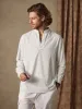 Casual Loose Fit Lightweight Cotton Linen Shirt sold by Coofandy