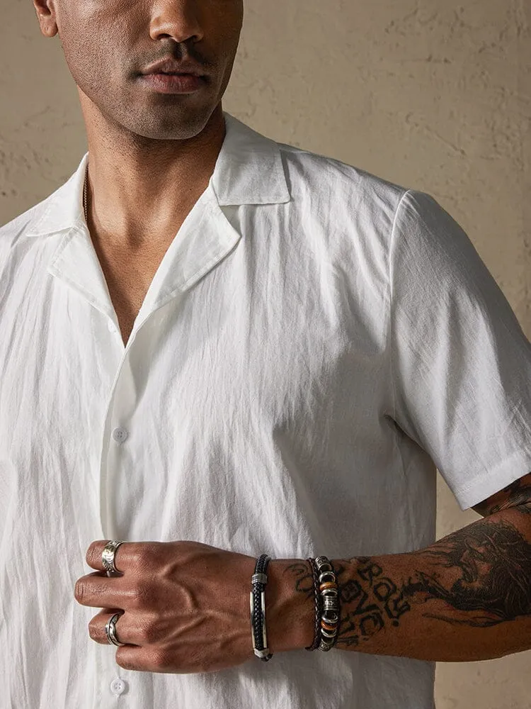 Classic Solid Cotton and Linen Casual Button Shirt sold by Coofandy product image thumbnail 5