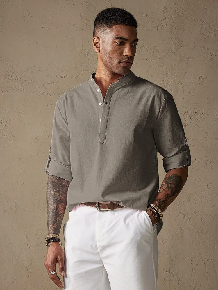 Cotton Long Sleeve Shirt sold by Coofandy product image thumbnail 3
