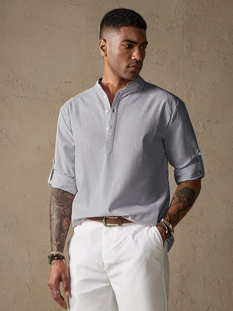 Cotton Long Sleeve Shirt sold by Coofandy product image thumbnail 5