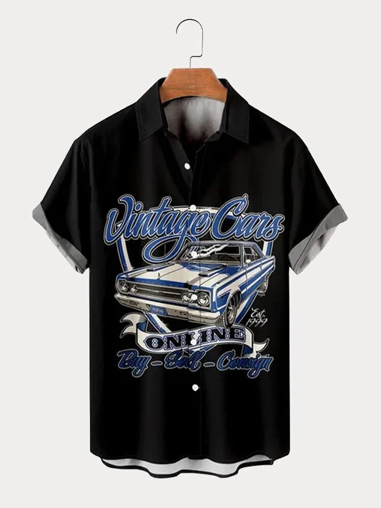 Print Short Sleeve Shirt sold by Coofandy product image thumbnail 3