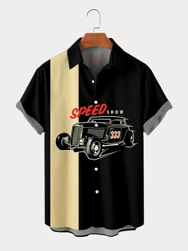 Print Short Sleeve Shirt sold by Coofandy product image thumbnail 4