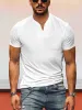 Loose Fit V-neck Short Sleeves T-shirt sold by Coofandy