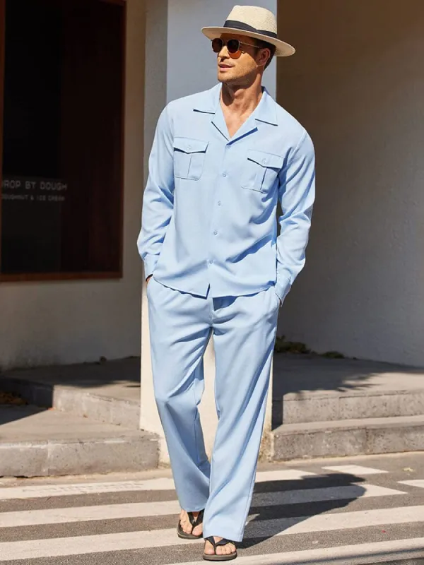 2-Piece Cozy Button Down Cotton Linen Sets (US Only) sold by Coofandy