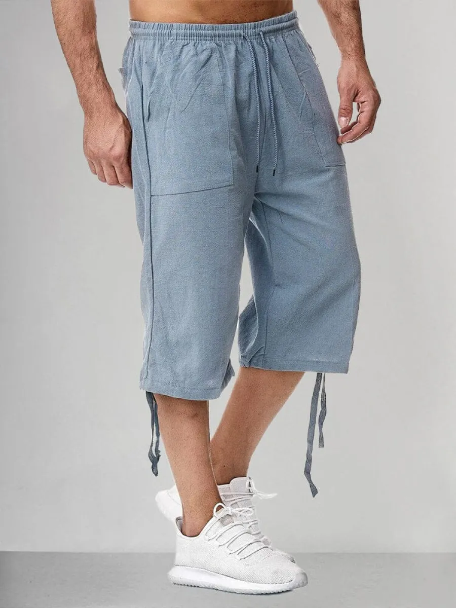 Cotton Linen Style Casual Shorts sold by Coofandy