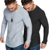 2-Pack Muscle Fitted Workout T-Shirt (US Only) sold by Coofandy