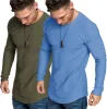2-Pack Muscle Fitted Workout T-Shirt (US Only) sold by Coofandy