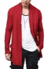 Ruffle Shawl Collar Knitted Cardigan (US Only) sold by Coofandy