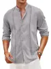 Embroidered Guayabera Linen Shirt (US Only) sold by Coofandy
