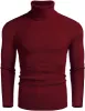 Slim Twist Pattern Turtleneck Knit Sweater (US Only) sold by Coofandy