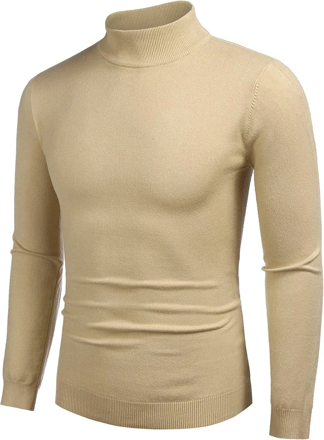 Turtleneck Pullover Basic Knitted Thermal Sweaters (US Only) sold by Coofandy product image thumbnail 3