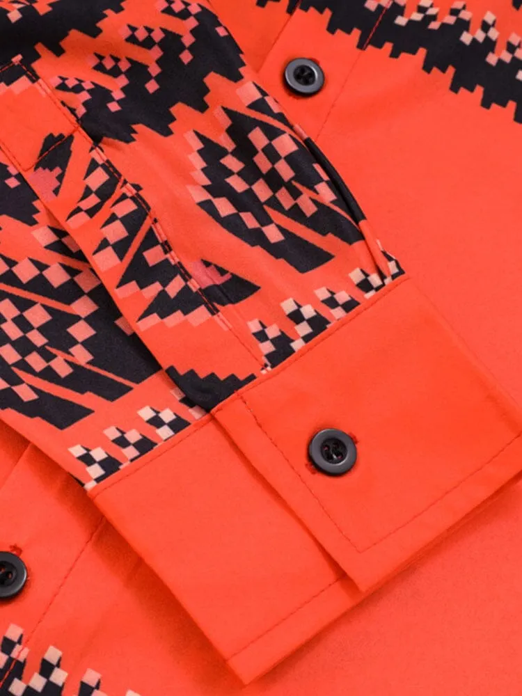 Vintage Graphic Button Shirt sold by Coofandy product image thumbnail 4