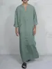 Linen One-Piece Hexagonal Pocket Long Shirt sold by Coofandy