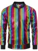 70s Disco Christmas Party Zip-up Jacket (US Only) sold by Coofandy