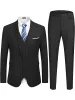 Wedding Formal Prom 3 Piece Slim Fit Tuxedo Suit Set (US Only) sold by Coofandy