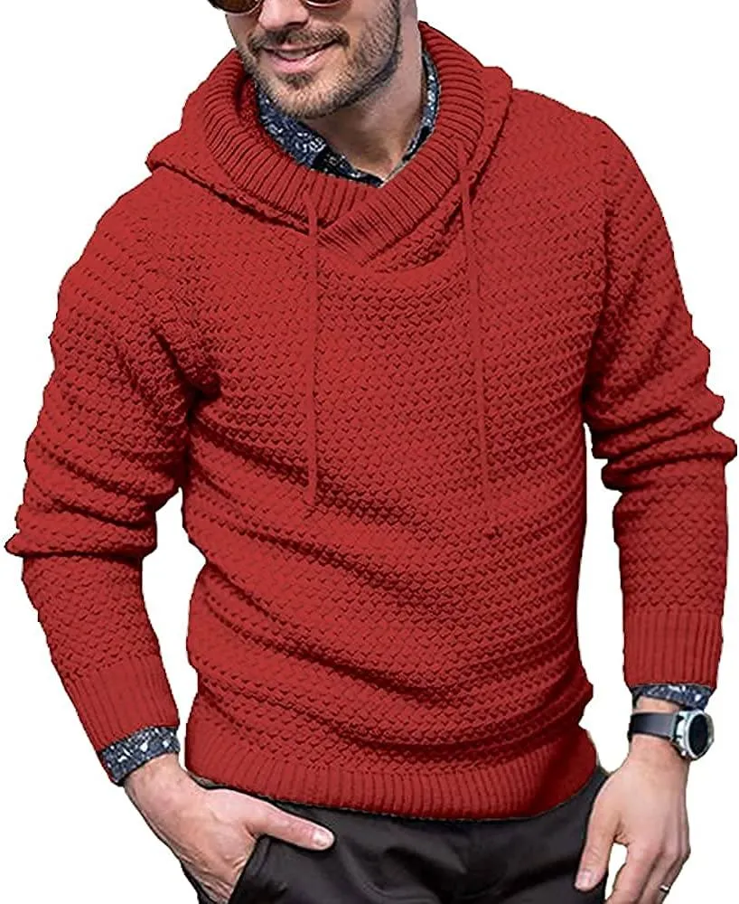 Knitted Thick Warm Hooded Pullover Sweater (Us Only) sold by Coofandy