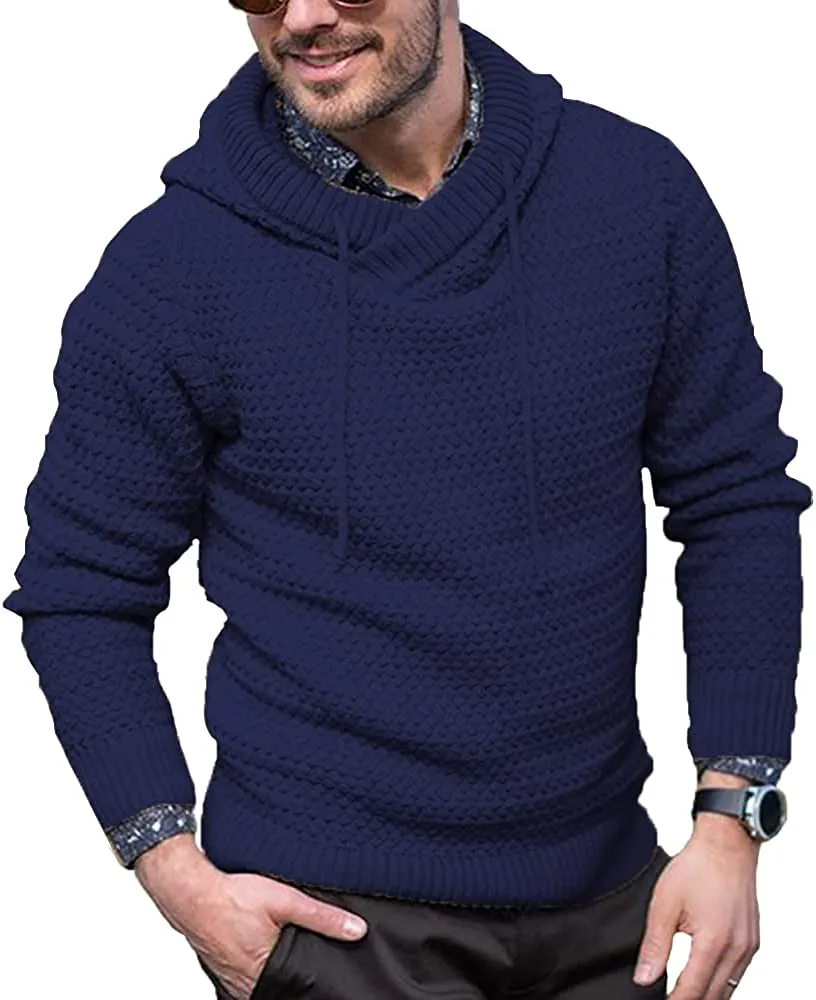 Knitted Thick Warm Hooded Pullover Sweater (Us Only) sold by Coofandy product image thumbnail 5