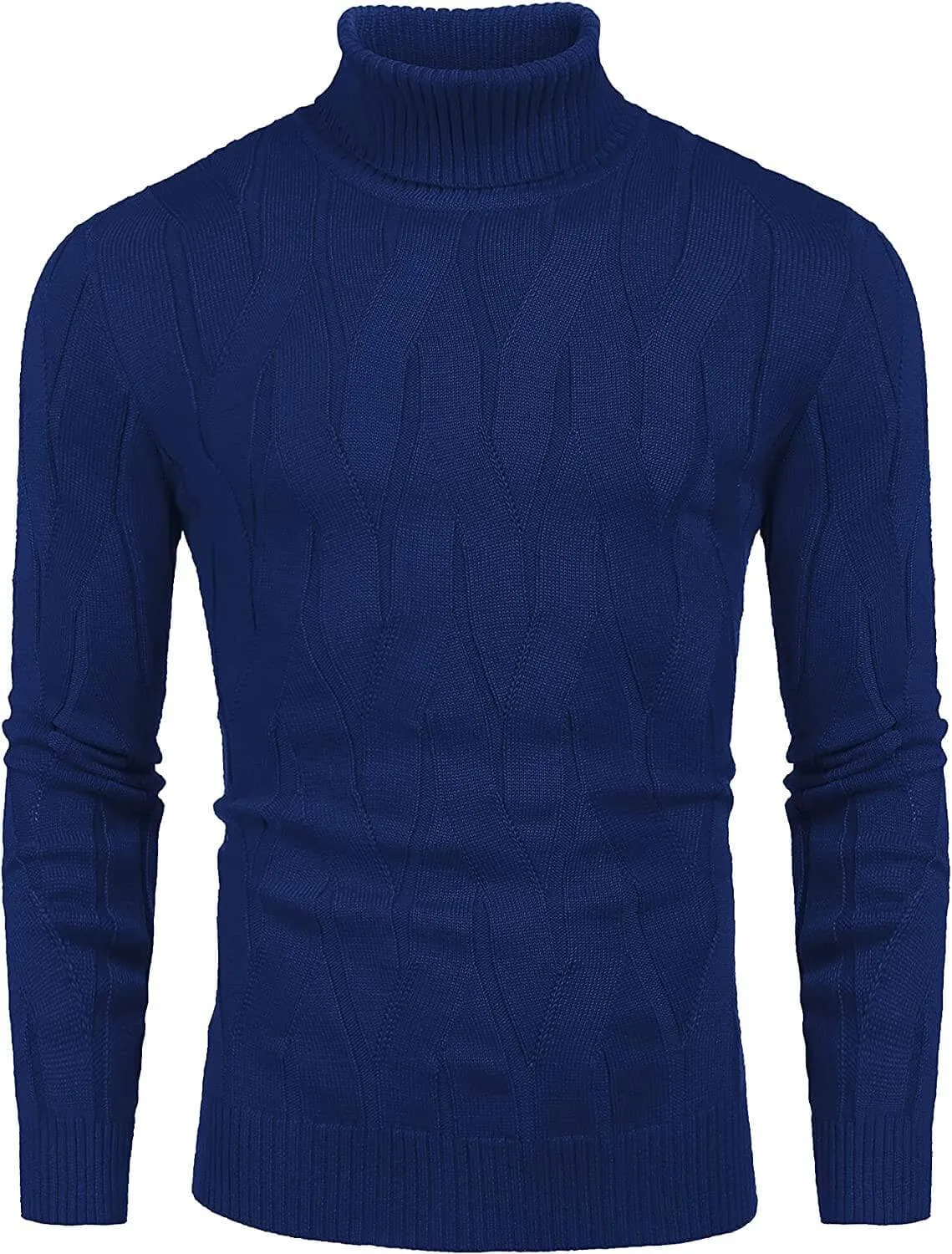 Slim Fit Turtleneck Knitted Pullover Sweaters (US Only) sold by Coofandy product image thumbnail 4