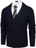 Shawl Collar Button Down Knitted Sweater with Pockets (US Only) sold by Coofandy