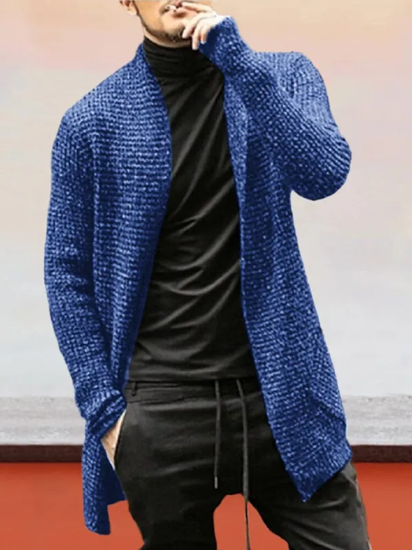 Knitted Cardigan Long Sleeved Sweater Coat sold by Coofandy