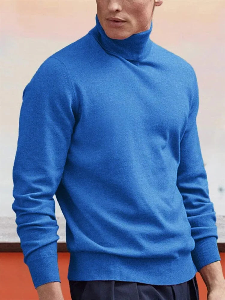 Wool Turtleneck Bottoming Sweater sold by Coofandy product image thumbnail 5