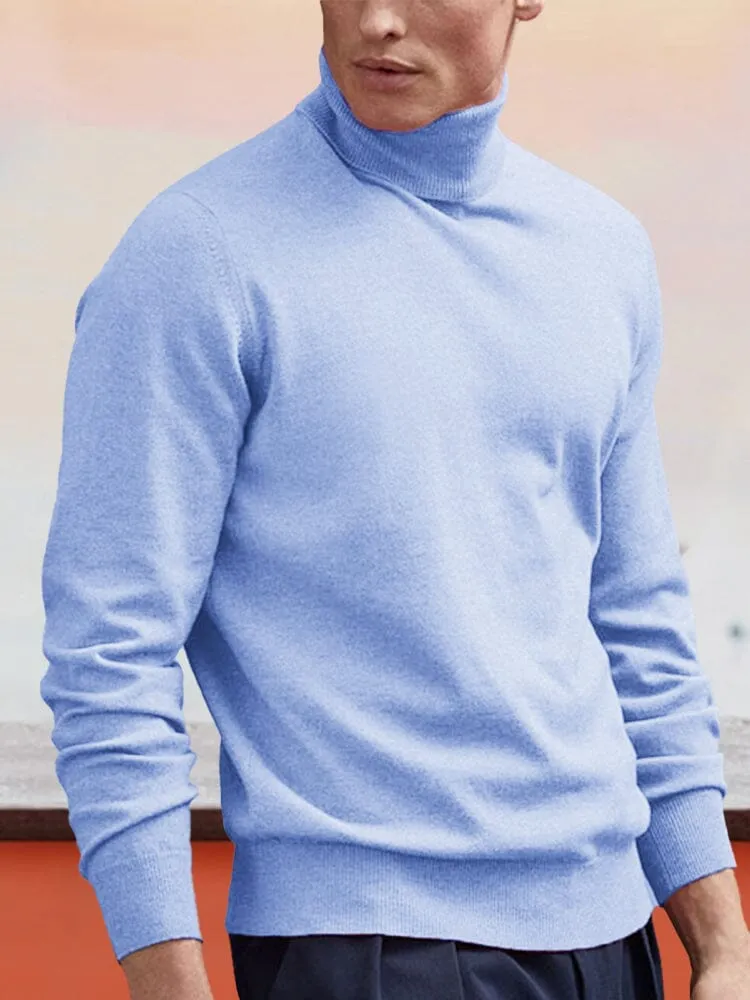 Wool Turtleneck Bottoming Sweater sold by Coofandy product image thumbnail 2