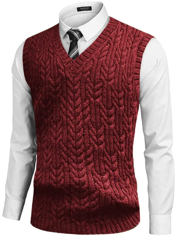 Coofandy V-neck undershirt business warm vest sold by Coofandy product image thumbnail 5