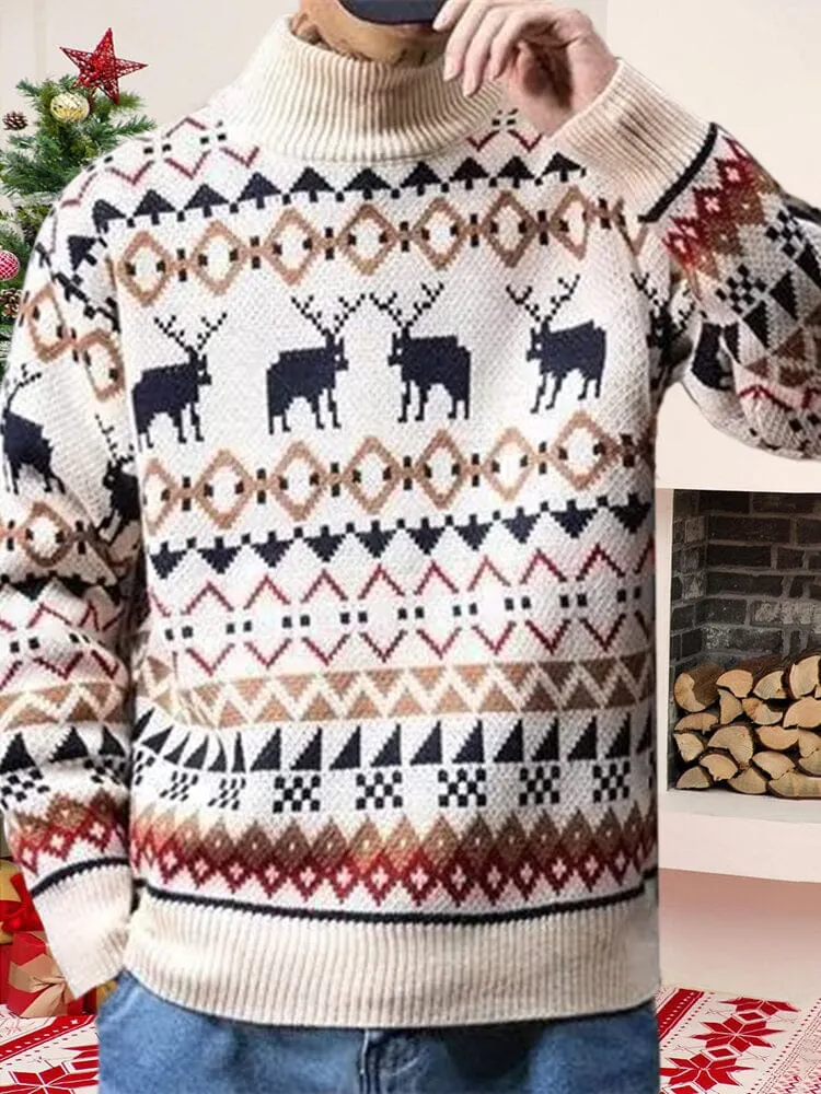 Christmas Turtleneck Sweater sold by Coofandy product image thumbnail 3