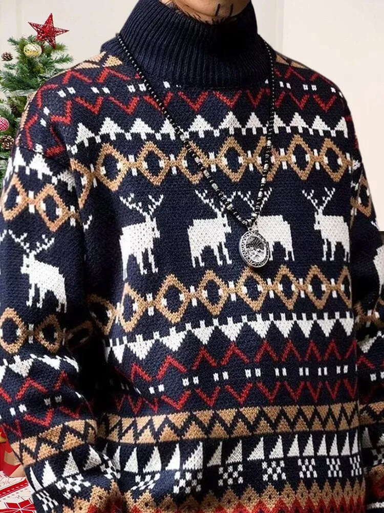 Christmas Turtleneck Sweater sold by Coofandy product image thumbnail 4