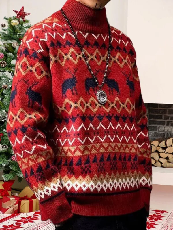 Christmas Turtleneck Sweater sold by Coofandy