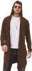 Long Hooded Shawl Collar Overcoat with Pockets (US Only) sold by Coofandy