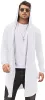 Long Hooded Shawl Collar Overcoat with Pockets (US Only) sold by Coofandy
