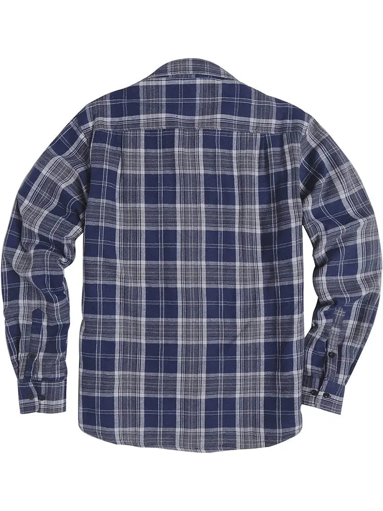 Lined Flannel Plaid Long Sleeve Shirt (US Only) sold by Coofandy product image thumbnail 5