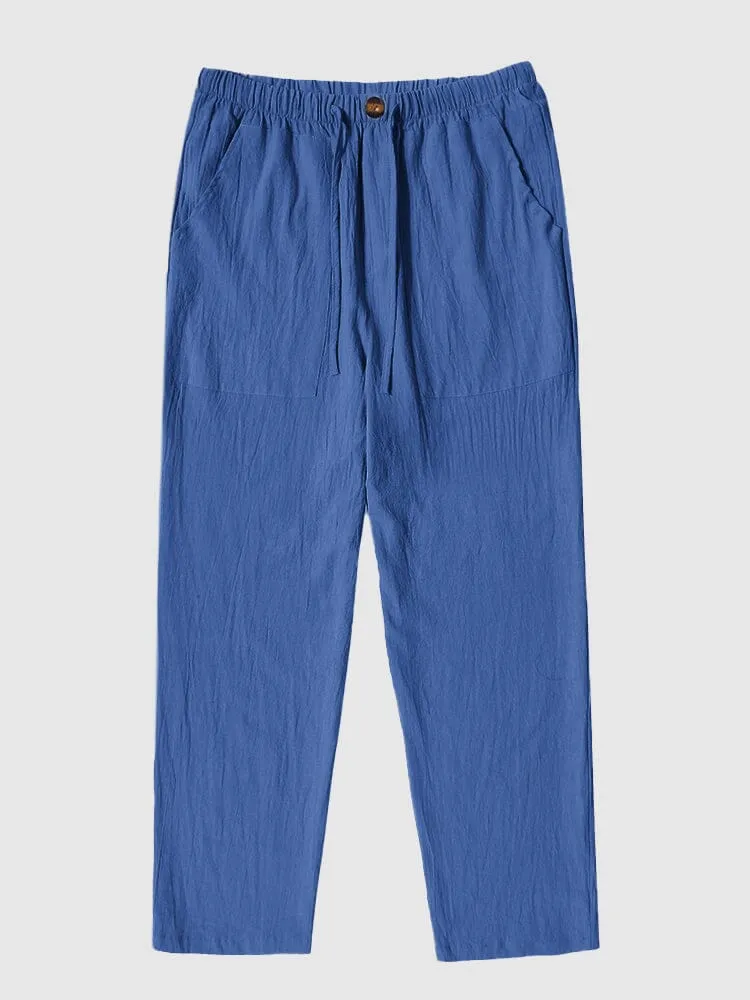 Linen Style Yoga Pants With Pockets sold by Coofandy product image thumbnail 2