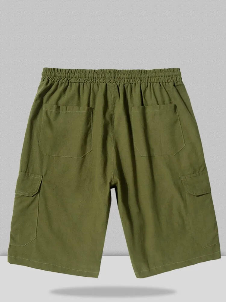 Linen Style Pants With Pockets sold by Coofandy product image thumbnail 2