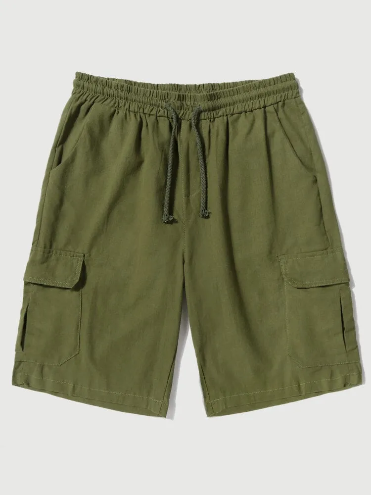 Linen Style Pants With Pockets sold by Coofandy product image thumbnail 3