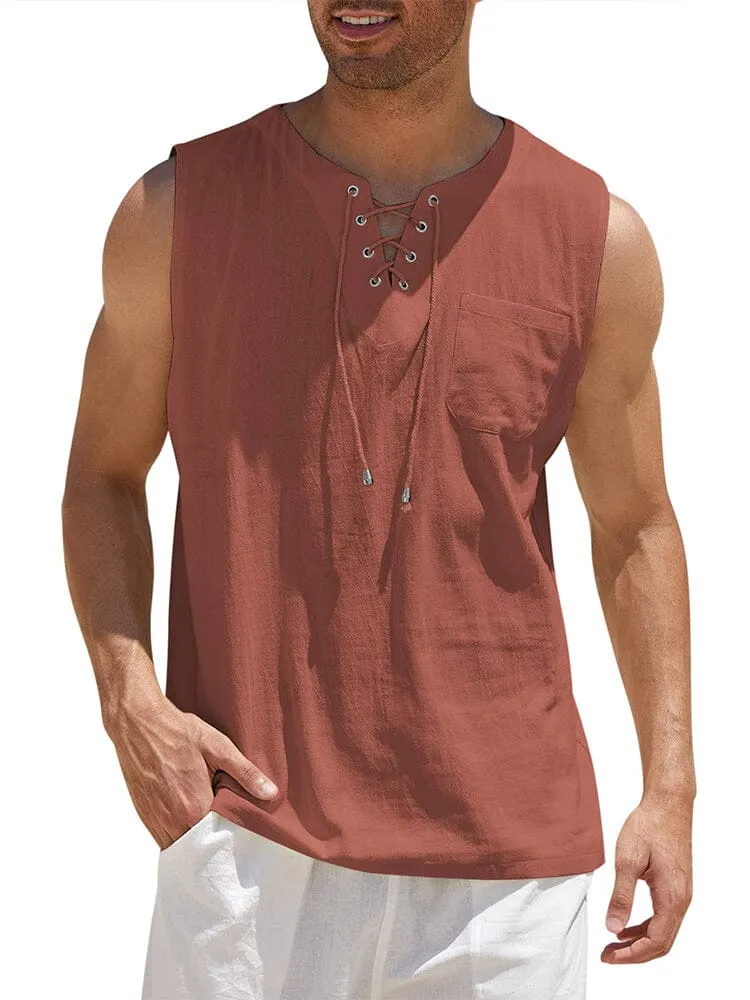 Linen Tank Top (US Only) sold by Coofandy product image thumbnail 2