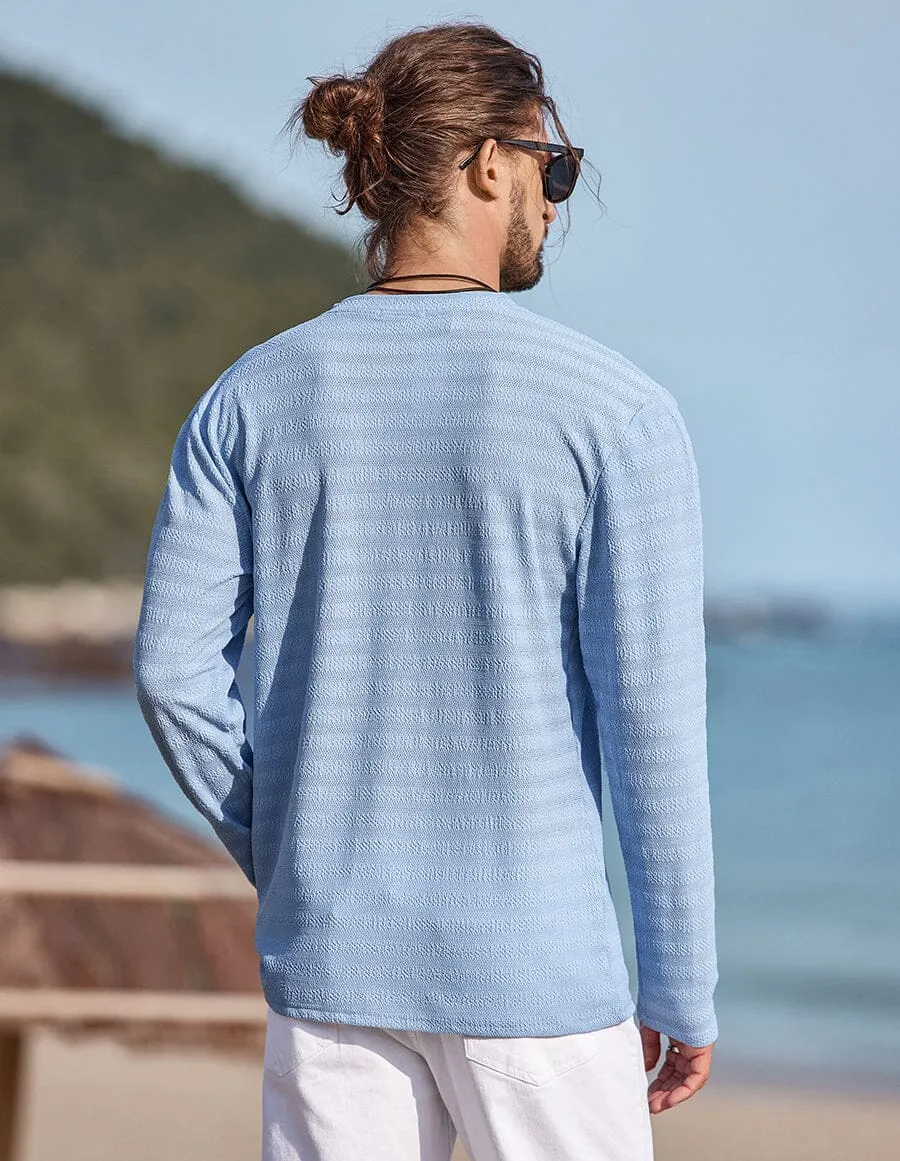 V-neck Long Sleeves Shirt sold by Coofandy product image thumbnail 2