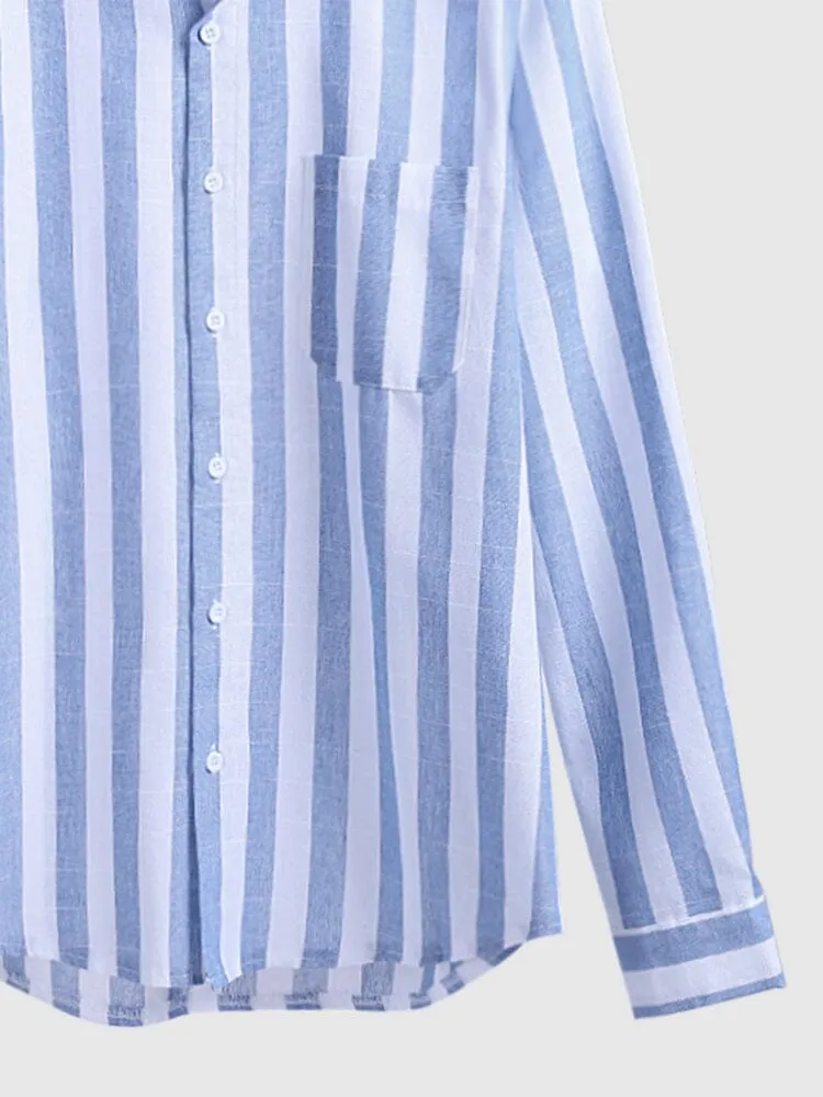 Striped Cotton Shirt 4 sold by Coofandy product image thumbnail 3
