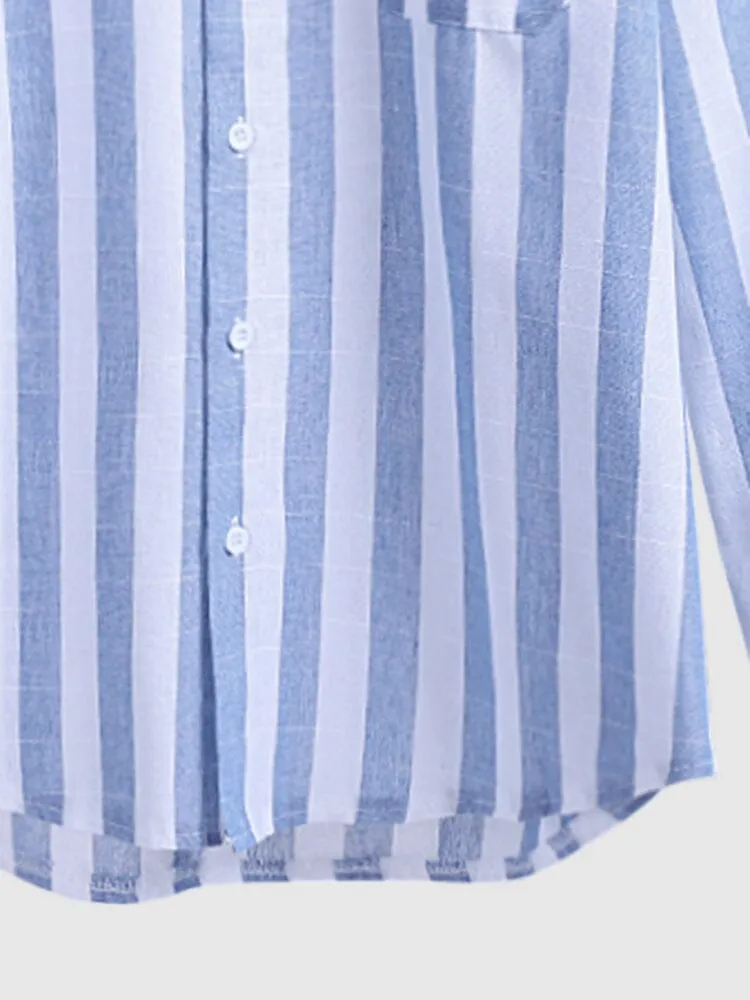Striped Cotton Shirt 4 sold by Coofandy product image thumbnail 4