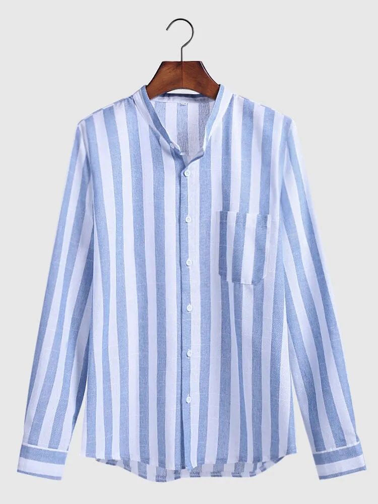 Striped Cotton Shirt 4 sold by Coofandy product image thumbnail 5