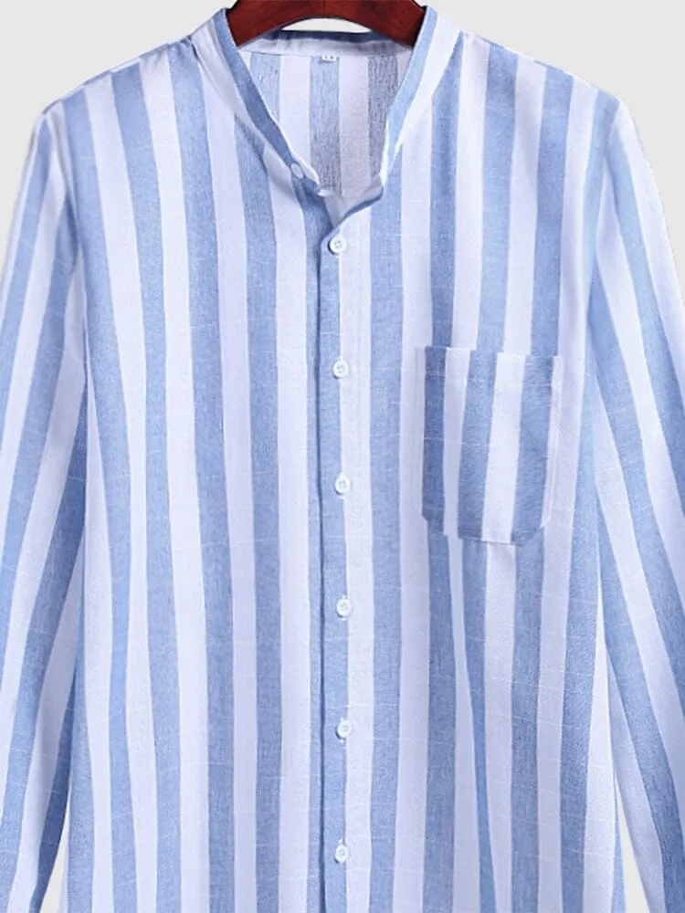 Striped Cotton Shirt 4 sold by Coofandy product image thumbnail 2