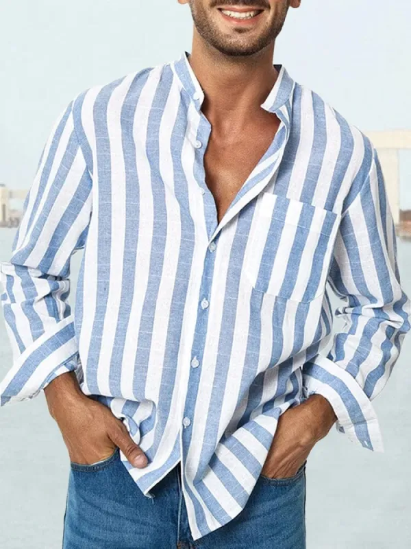 Striped Casual Shirt sold by Coofandy