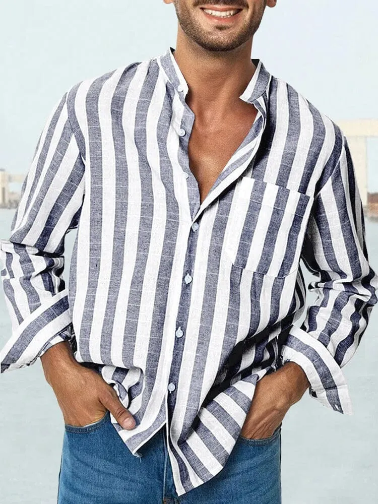 Striped Casual Shirt sold by Coofandy product image thumbnail 5