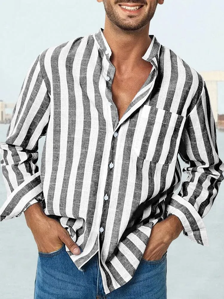 Striped Casual Shirt sold by Coofandy product image thumbnail 2