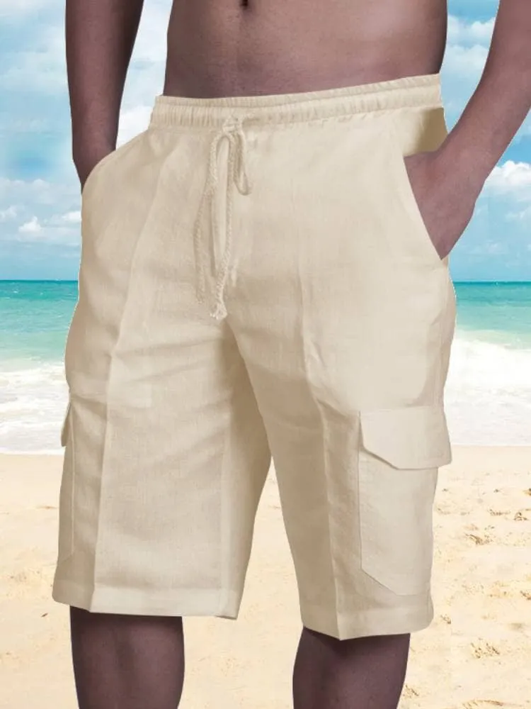 Cotton Shorts with Pockets sold by Coofandy product image thumbnail 5