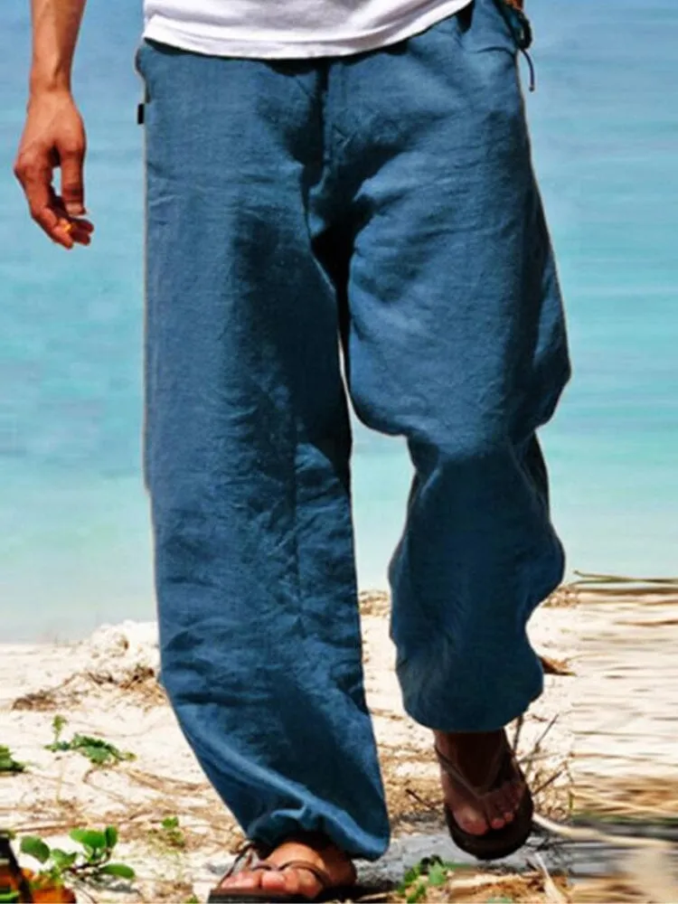 Cotton Beach Casual Trousers sold by Coofandy